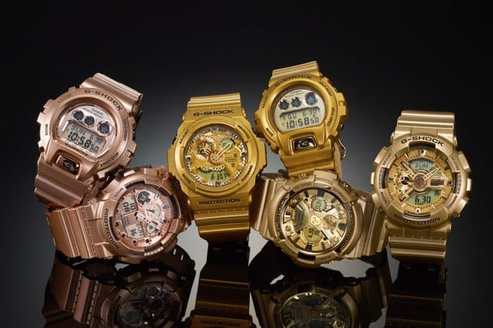 Casio G-Shock 2014「Crazy Gold」系列