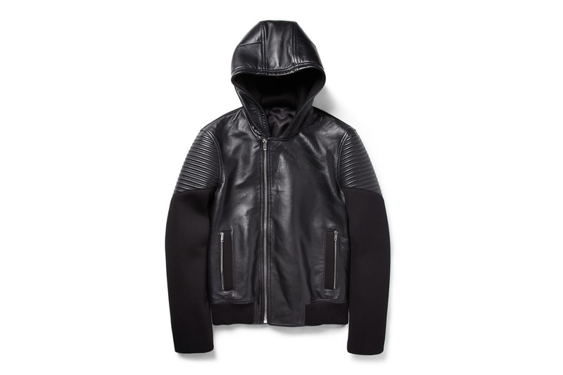 Givenchy 連帽皮夾克
