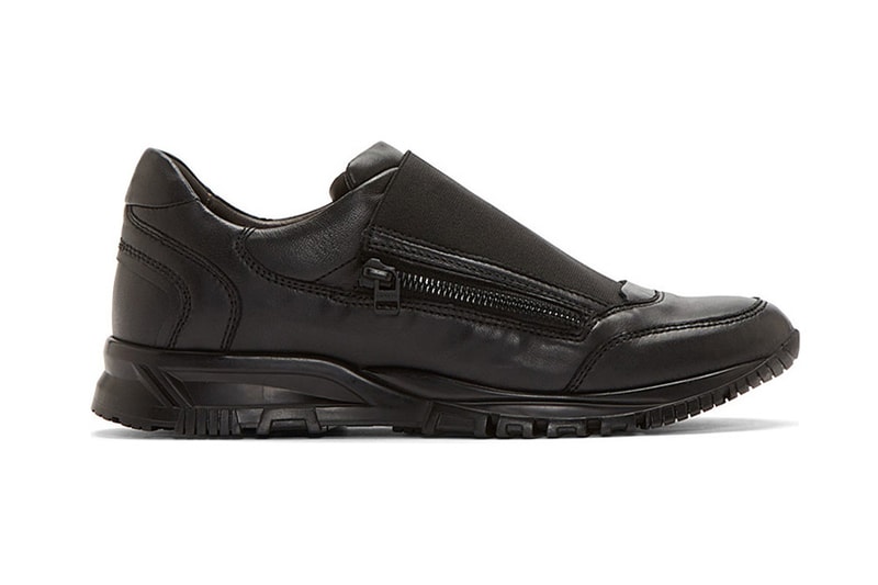 Lanvin 黑色皮革跑鞋