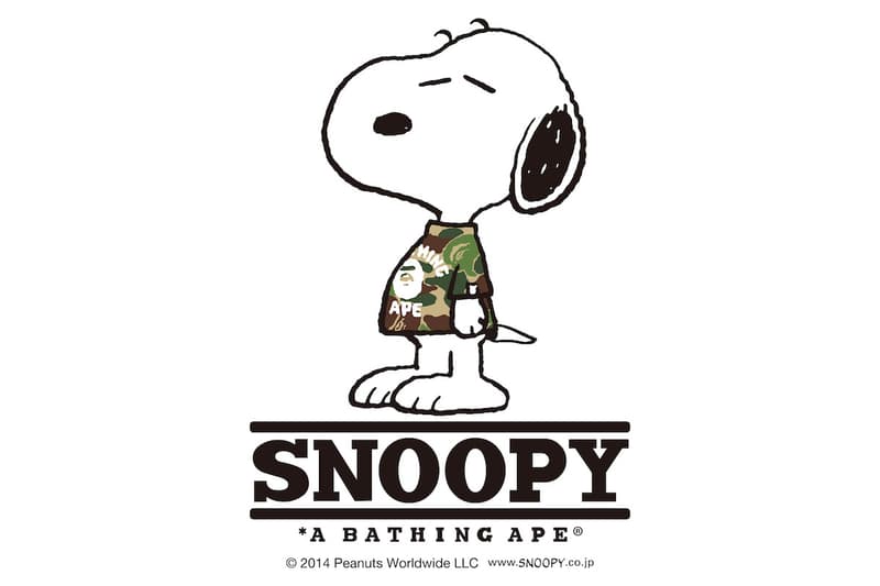 Peanuts x A Bathing Ape 2014 秋冬聯名系列