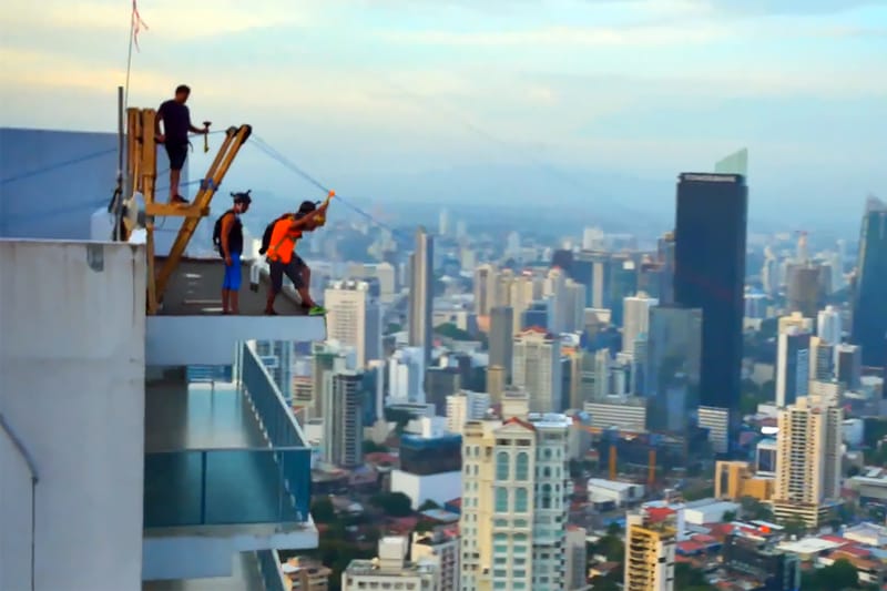 全球最大規模高空滑索