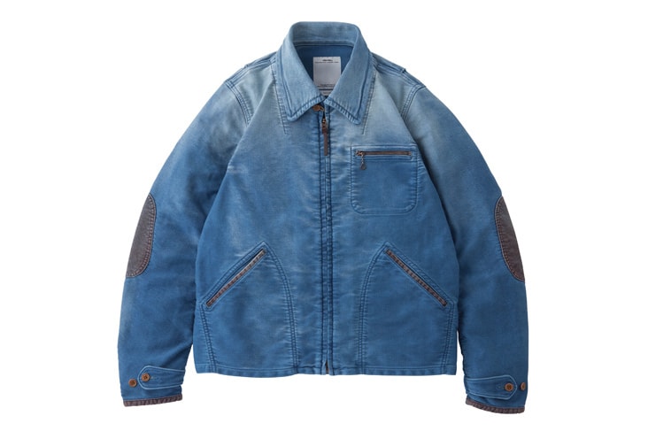 visvim BLACKHAWK BLOUSON (DMGD MOLESKIN) 水洗丹甯夾克