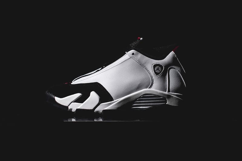 近賞 Air Jordan 14 Retro Black/White 配色