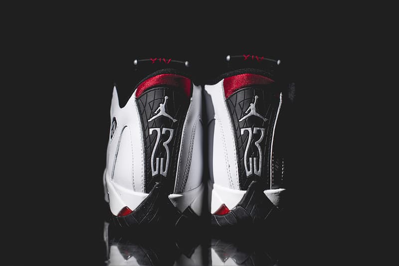 近賞 Air Jordan 14 Retro Black/White 配色