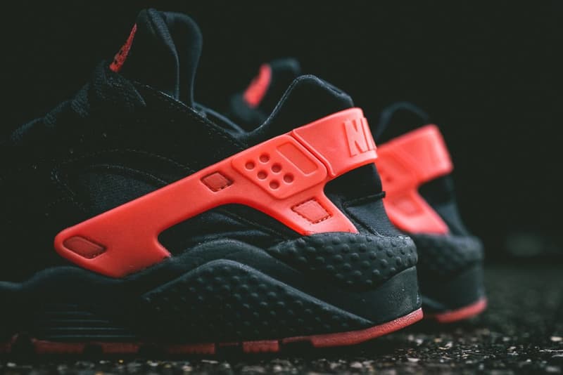 近賞 Nike 2014 秋季 Air Huarache Run 黑紅配色系列