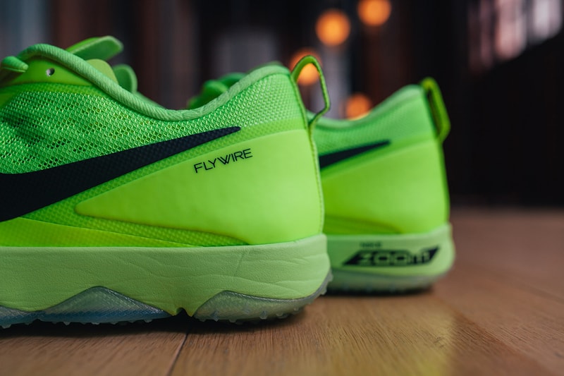 近賞 Nike Zoom Hypercross Trainer 螢光綠配色