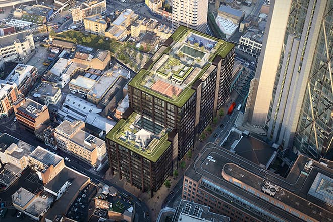 Amazon 倫敦新總部預覽圖