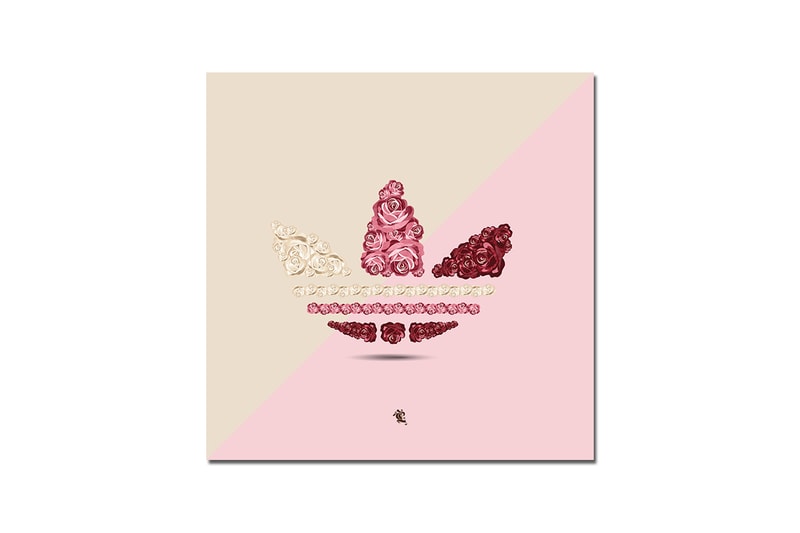 由荷蘭插畫藝術家 Careaux 創作的花卉圖案品牌 Logo