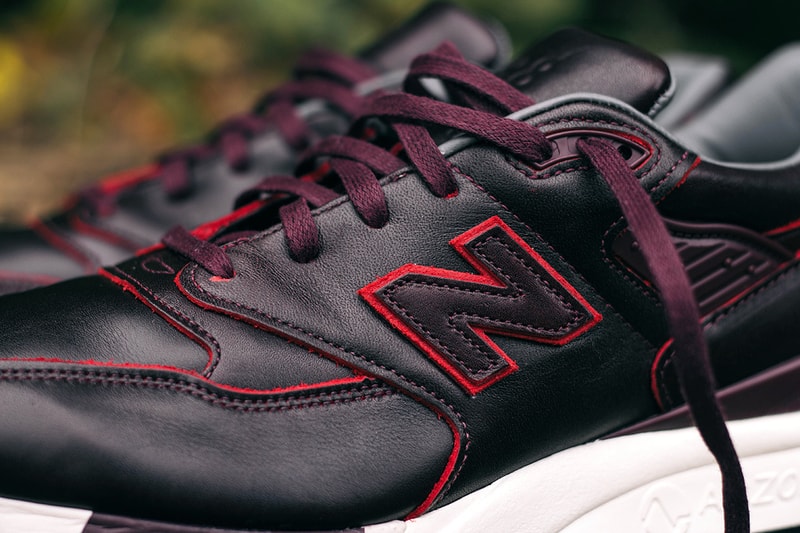 Horween Leather x New Balance M998DW「Brown Burgundy Mix」配色