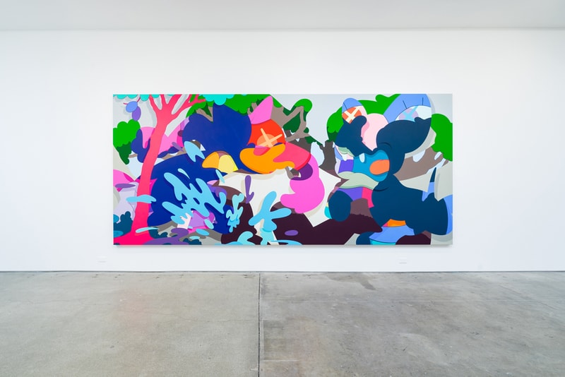 KAWS 於  Honor Fraser Gallery 開辦「Man’s Best Friend」個人展覽現場回顧