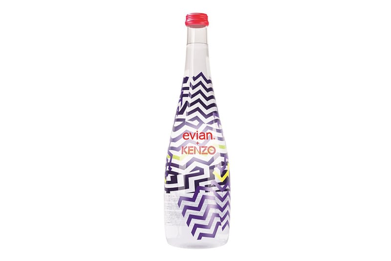 KENZO x Evian 聯名限量版瓶身設計