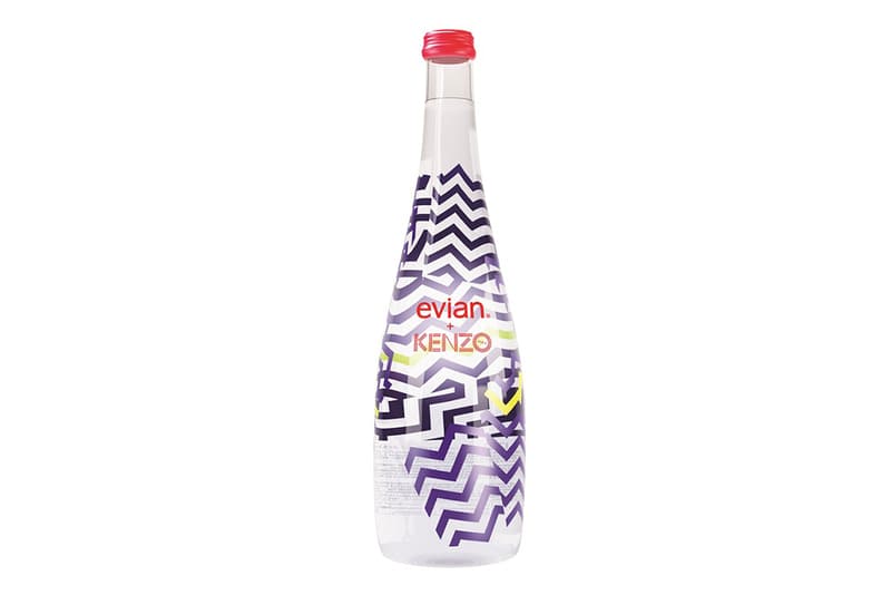 KENZO x Evian 聯名限量版瓶身設計