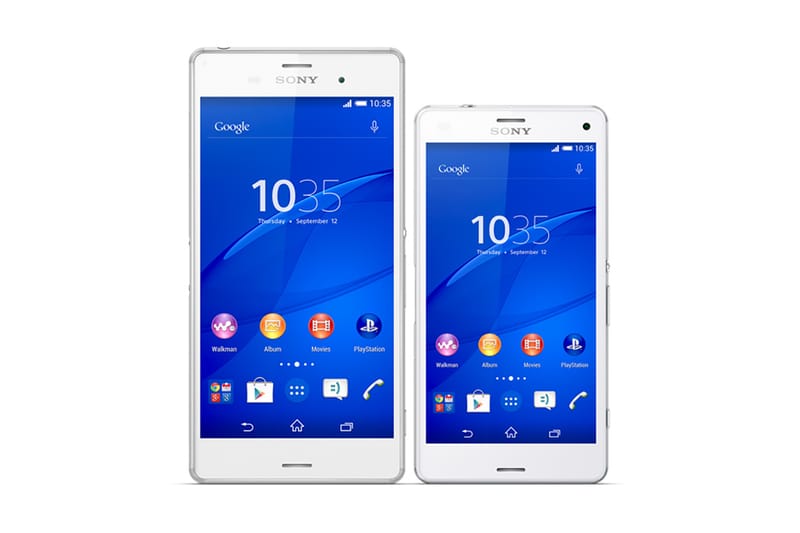 Sony 發布最新手機 Xperia Z3 & Xperia Z3 Compact
