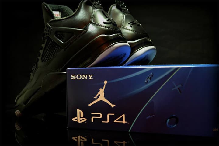 Air Jordan 4「PlayStation 4」主題特製版設計