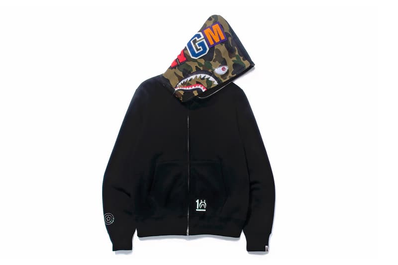 A Bathing Ape SHARK HOODIE 10 周年別注系列