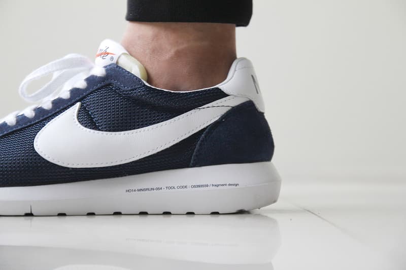 近賞 fragment design x Nike Roshe LD-1000 SP「Dark Navy」聯名鞋款
