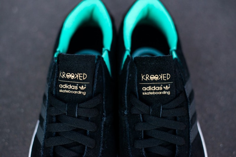 近賞 Krooked Skateboards x adidas Skateboarding Gonz Pro 聯名滑板鞋款