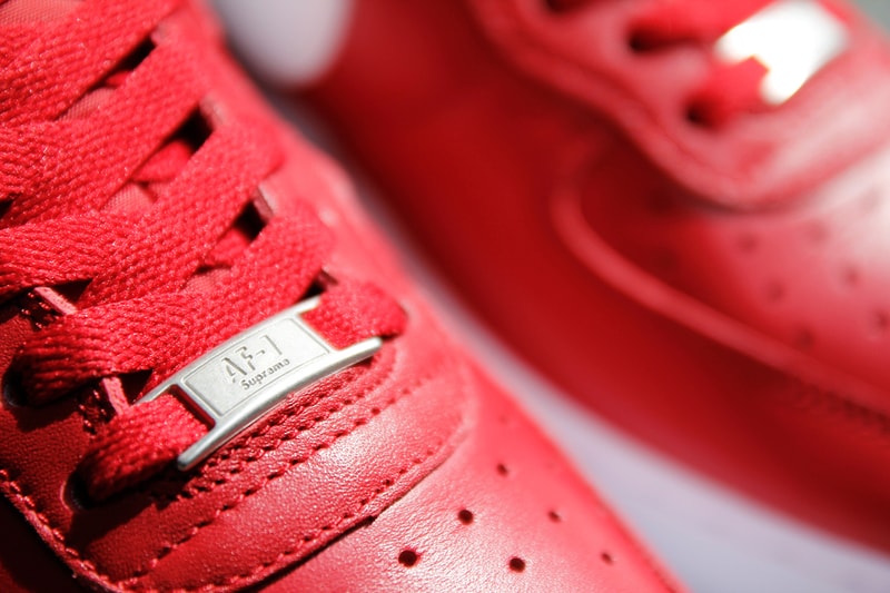 近賞 Supreme x Nike 2014 秋冬聯名 Air Force 1 紅色版本