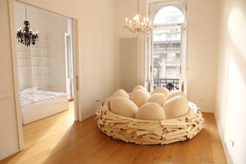 OGE CreativeGroup 打造鳥巢造型傢具 Giant Birdsnest