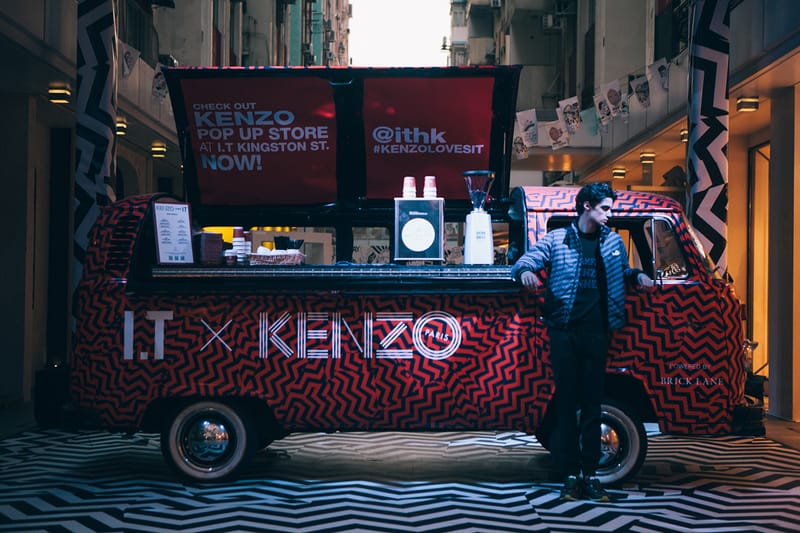I.T x KENZO 期間限定咖啡車