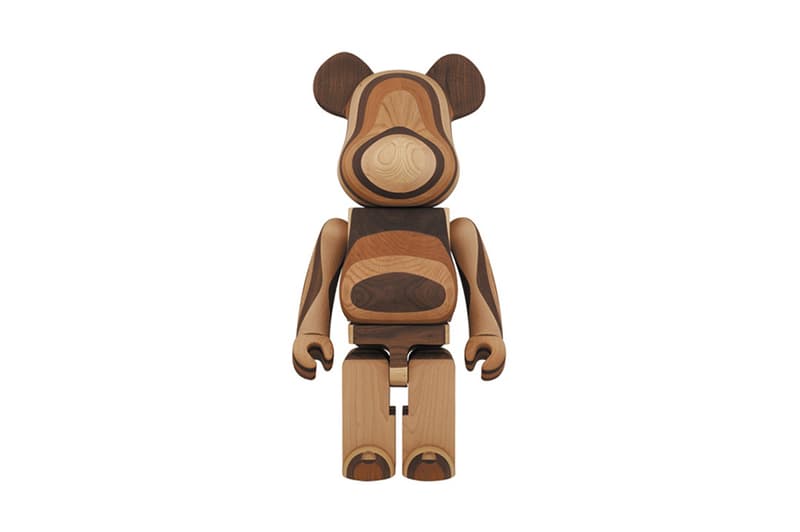 Karimoku x Medicom Toy 1000% Layered Wood Bearbrick 聯名版本