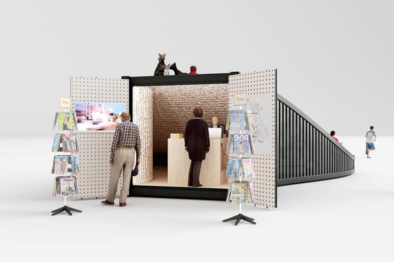 NL 建築事務所改造集裝箱為小商亭