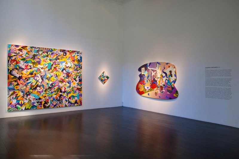 松山智一「Outside Looking In」Lesley Kehoe Galleries 展覽
