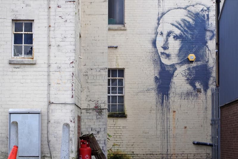 Banksy 於英國 Bristol 創作最新藝術作品