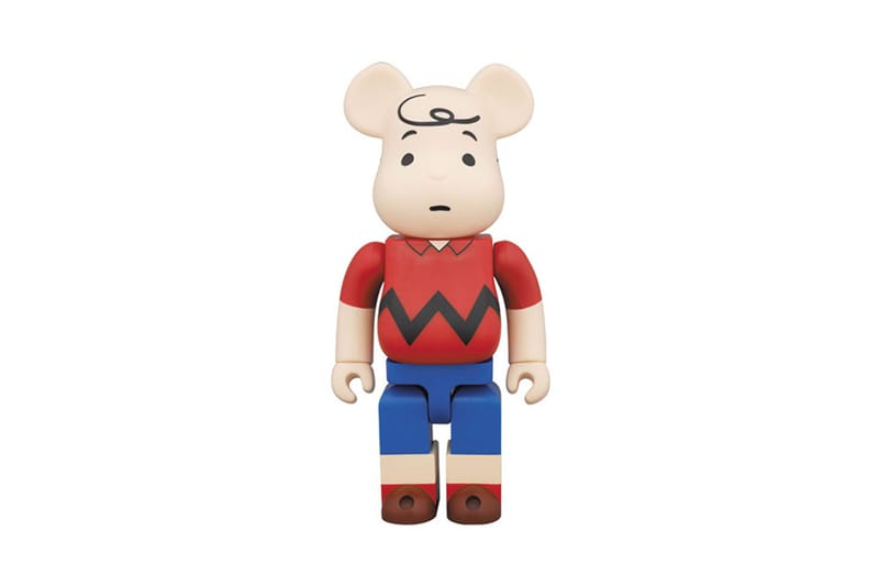 Peanuts x Medicom Toy 400% Charlie Brown Bearbrick 聯名別注版本
