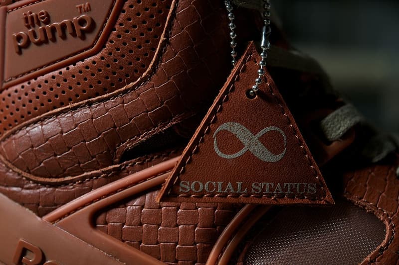 Social Status x Reebok Pump 25 週年聯名紀念鞋款