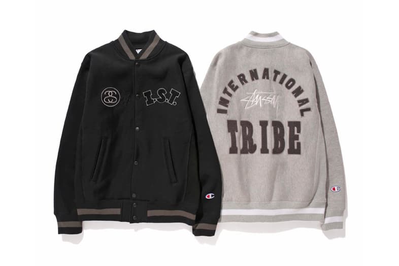 Stussy x Champion Japan 2014 秋冬聯名 I.S.T. 棒球夾克