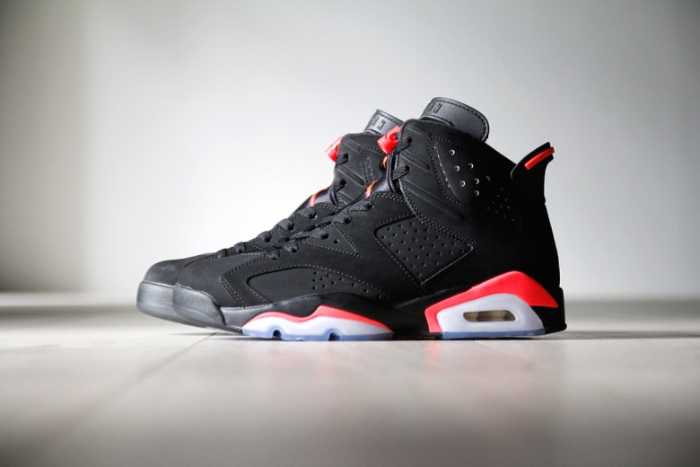近賞 Air Jordan 6 Retro Black/Infrared 23 復刻配色