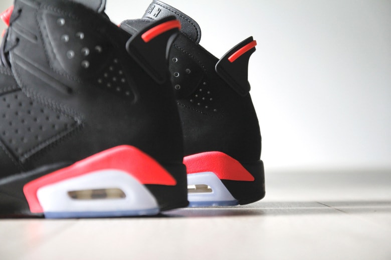 近賞 Air Jordan 6 Retro Black/Infrared 23 復刻配色