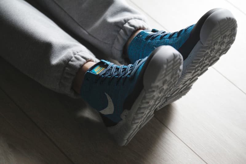 近賞 Nike Flyknit Trainer Chukka FSB「Squadron Blue」配色