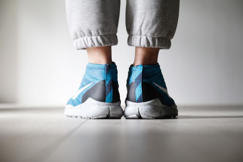 近賞 Nike Flyknit Trainer Chukka FSB「Squadron Blue」配色