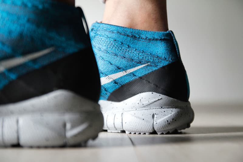 近賞 Nike Flyknit Trainer Chukka FSB「Squadron Blue」配色