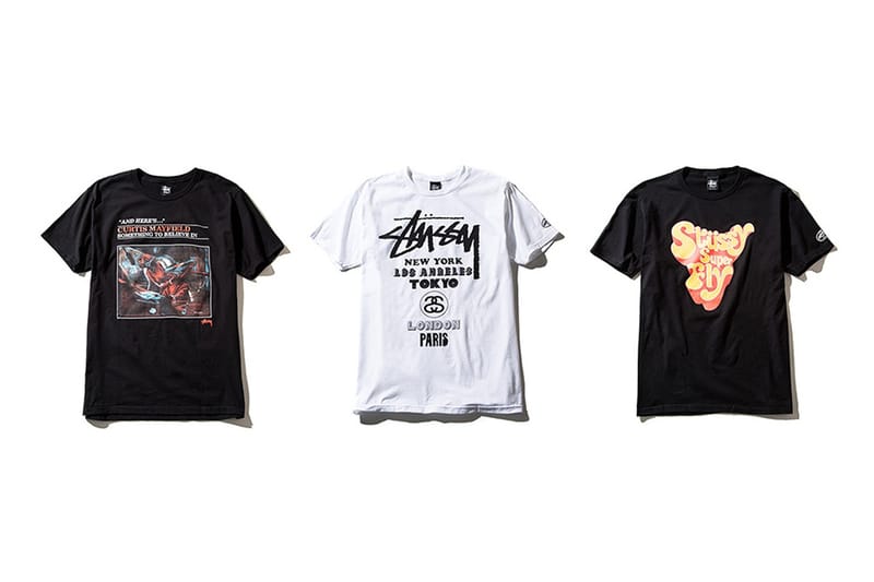 Curtis Mayfield x Stussy Guest Artist Series 聯名 T-Shirt 系列