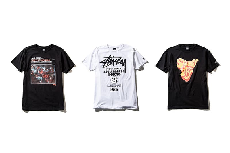 Curtis Mayfield x Stussy Guest Artist Series 聯名 T-Shirt 系列