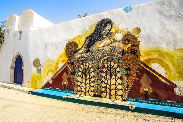 「Djerbahood」藝術企劃將突尼斯村莊改造成藝術博物館