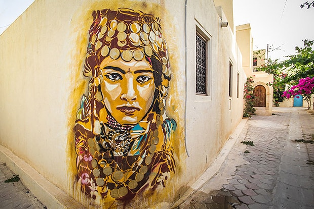 「Djerbahood」藝術企劃將突尼斯村莊改造成藝術博物館