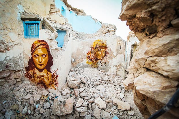 「Djerbahood」藝術企劃將突尼斯村莊改造成藝術博物館