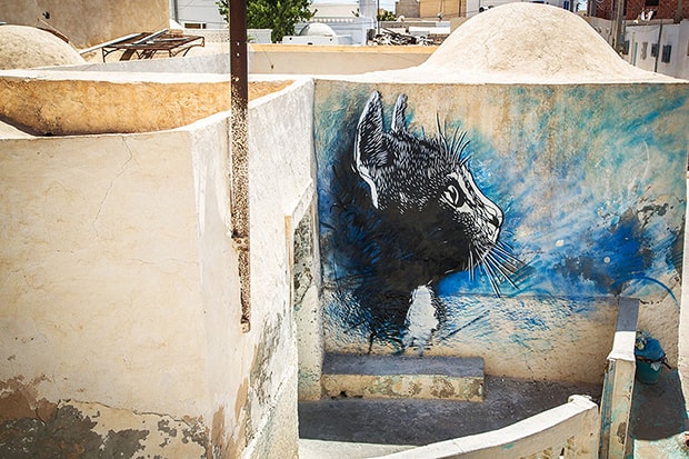 「Djerbahood」藝術企劃將突尼斯村莊改造成藝術博物館