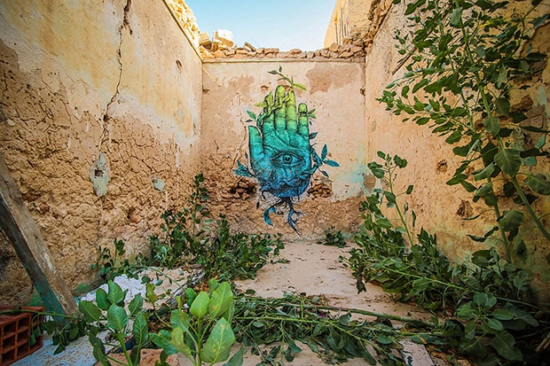 「Djerbahood」藝術企劃將突尼斯村莊改造成藝術博物館