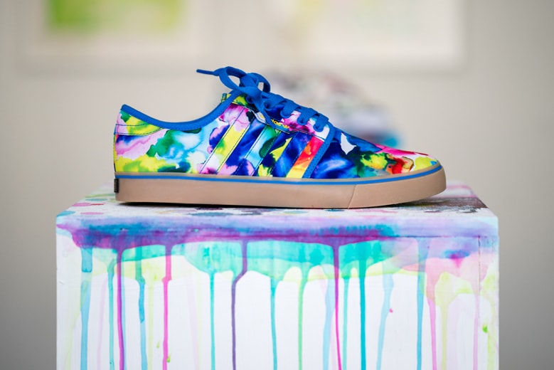 Kevin Lyons 與 Jean André 於洛杉磯 HVW8 藝術館打造 adidas Originals 球鞋藝術主題展