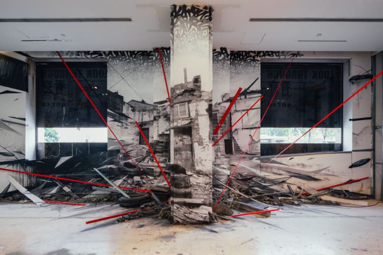 《看穿！》街頭塗鴉藝術展 @ 上海外灘十八號