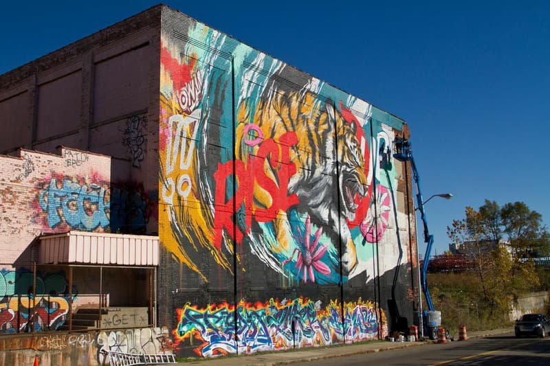 MEGGS 於底特律創作「Rise Up」巨型壁畫