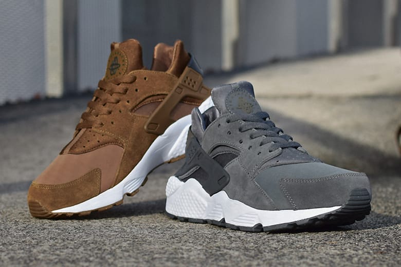 Nike Air Huarache 全新配色設計「Umber Brown」及「Dark Grey」