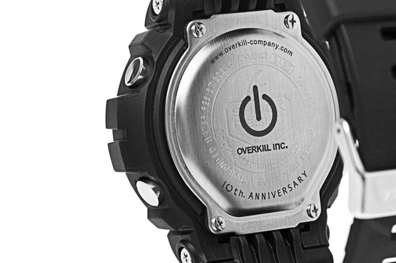 OVERKILL x Casio G-Shock X6900 錶款