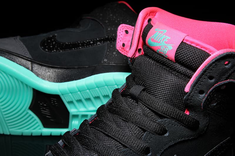Premier x Nike SB Dunk High Pro 聯名配色設計「Northern Lights」