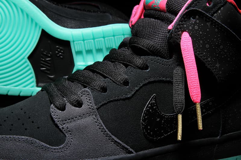 Premier x Nike SB Dunk High Pro 聯名配色設計「Northern Lights」